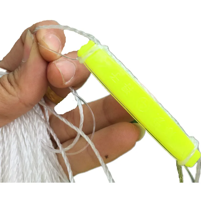 Strong Yellow Line H1.5m*L35M-70m 3 Layer 12mm-20mm Mesh Gill Net Sticky Fishing Net Pesca Fishing Network Outdoor Fishing Tool enlarge