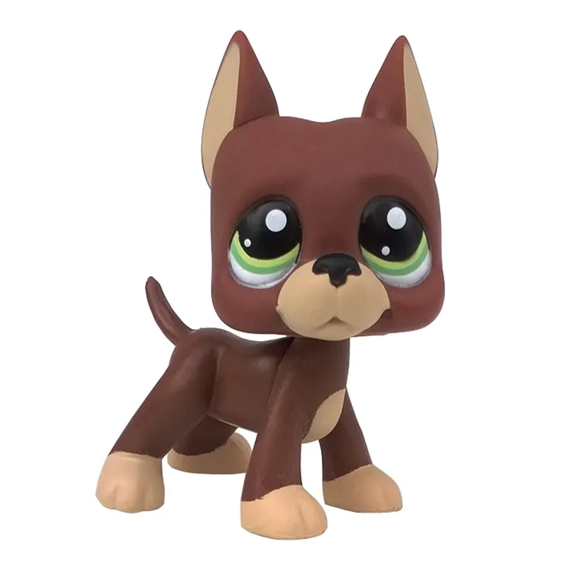 LPS игрушки для кошек и домашних животных #1519 модель немецкий дог щенок шоколадная