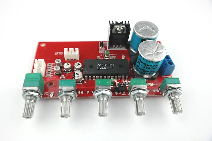 DC 12 24V LM4610 tone board с регулятором LM317|Усилители мощности| |