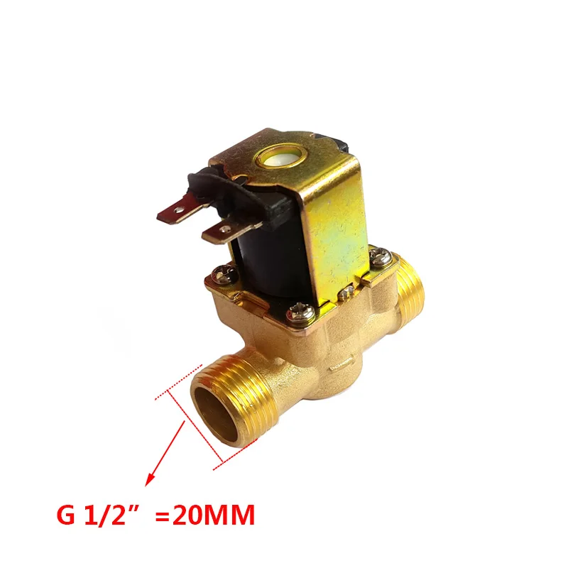 12v электромагнитные клапаны 1/" нормально закрытые, медный корпус 24v водяной клапан, есть фильтр