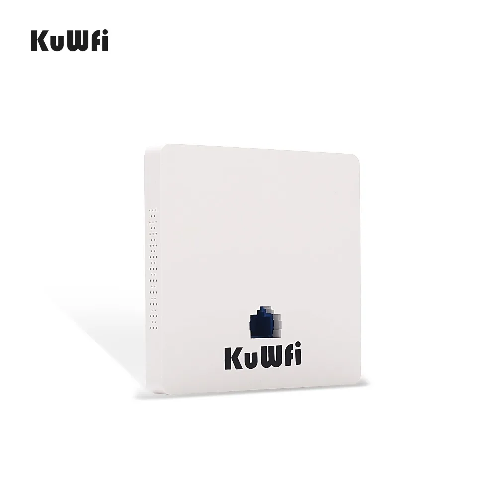 KuWFi 300 Мбит/с беспроводной Wi-Fi маршрутизатор в помещении стене POE AP для