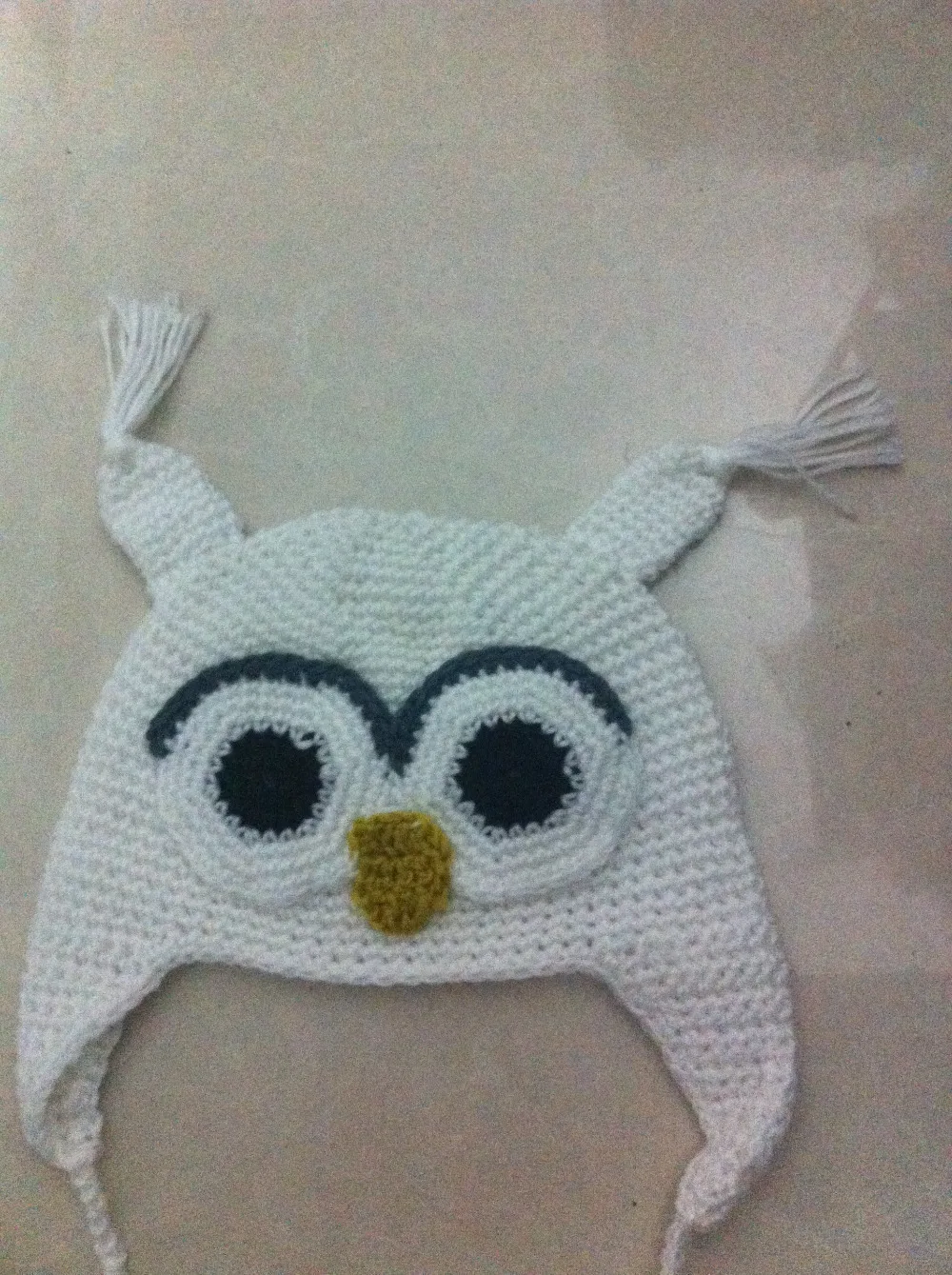 5 шт./лот разноцветная вязаная шапочка для малышей ручной работы крючком с ушками