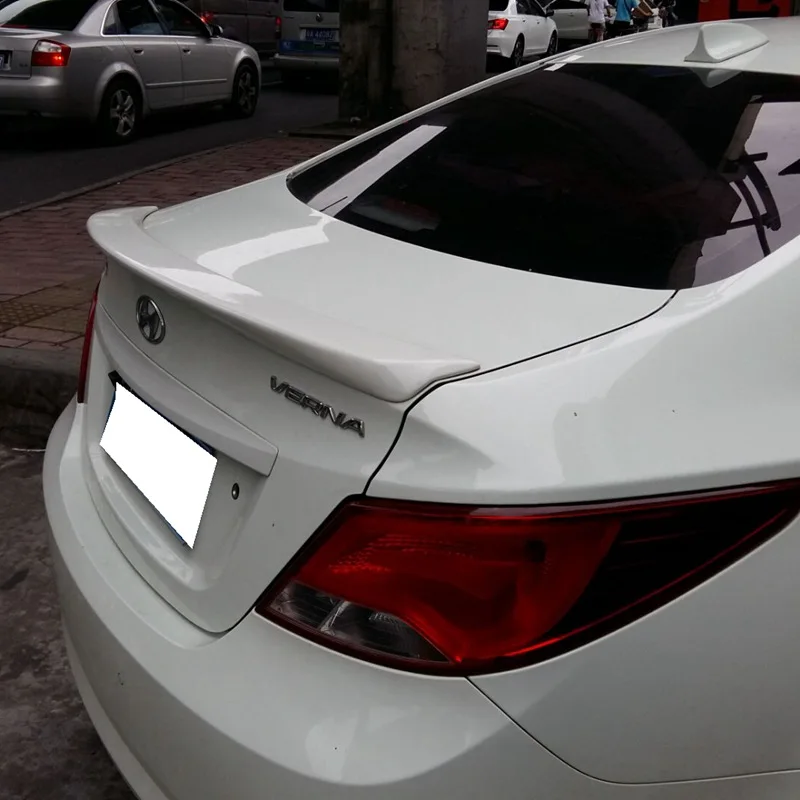 Используется для hyundai verna спойлер accent 2011-2015 verna/accent без краски задний багажник