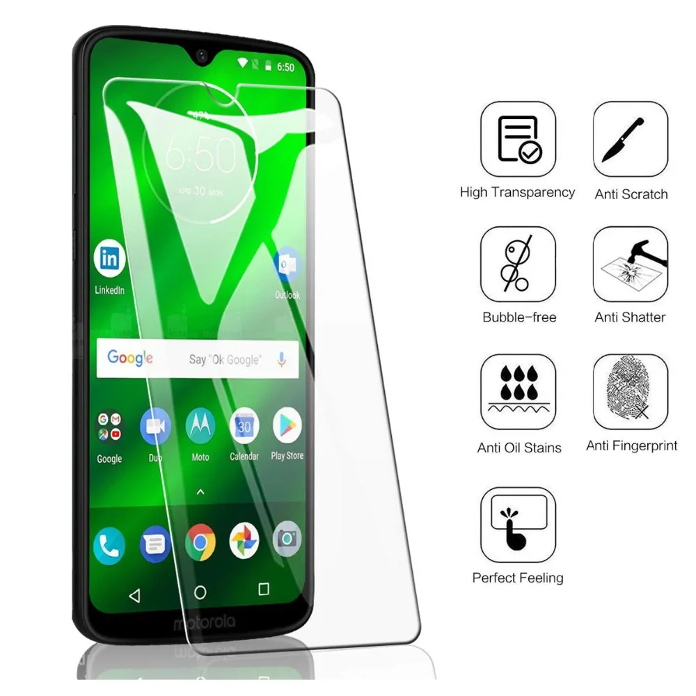 Для Motorola Moto G7 Мощность закаленное Стекло Экран протектор пленка для мотора плюс