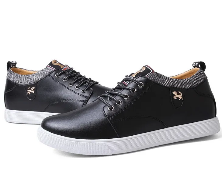 Cyabmoz/Мужская обувь на платформе увеличивающая рост Модная удобная мужская