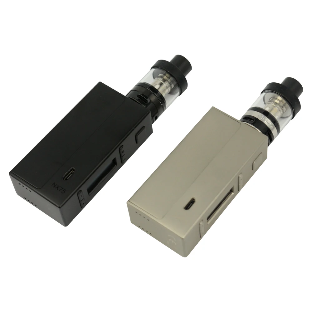 Оригинальный Aspire EVO75 комплект с 75 Вт NX75 mod и 2 мл Atlantis EVO танк электронных сигарет VAPE
