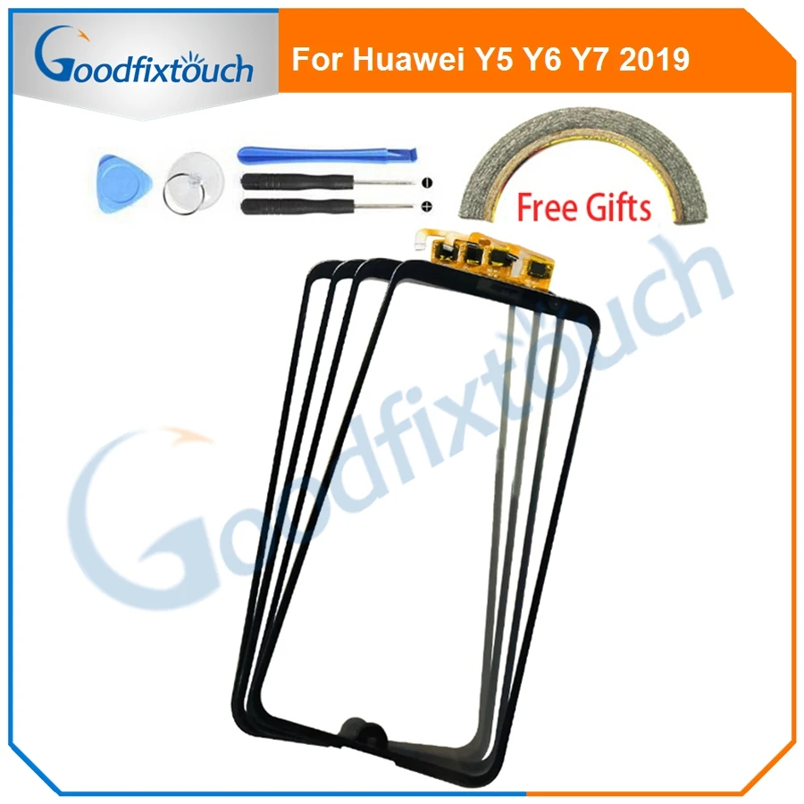 Для Huawei Y7 2019 / Y6 Y5 Передний сенсорный экран дигитайзер панель Датчик Стекло