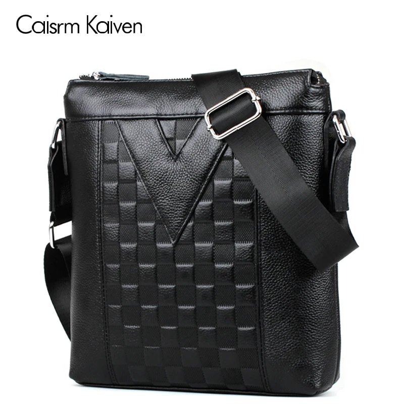 Caisrm kaiven новый бренд V слово кожаная мужская сумка повседневная мужской деловой