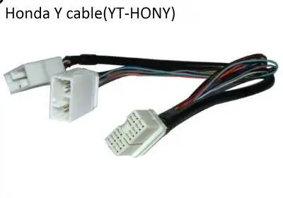 Y образный Кабель адаптер для Honda/Acura/Goldwing Accord Civic CRV CSX Navi CDC 2006 2012 года|honda y cable|honda audio