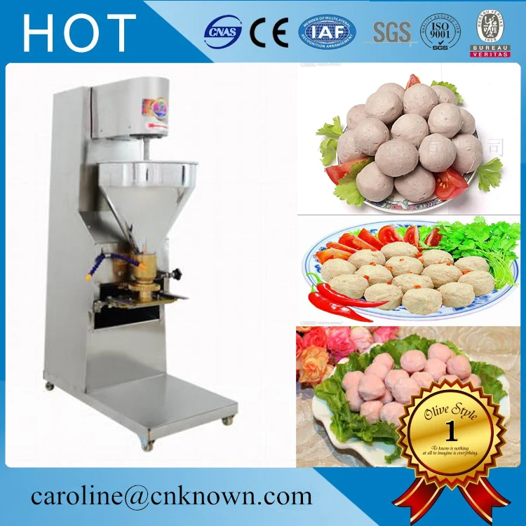 

Stainless steel commercial 300r/min small fish chicken maker meatball making machine free shipping by sea