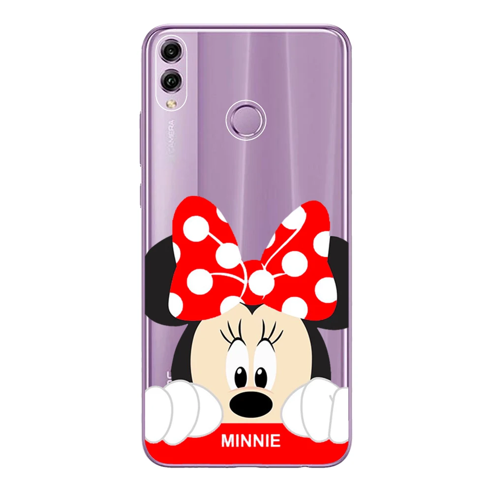 Soft TPU Funda For Huawei Honor 7A Pro 7X 7C 8 8X 9 Lite 10 Play Case Cover Silicone Capa Mickey Minnie Mouse Coque Phone Shell |