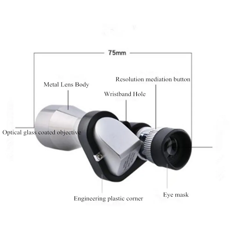 Монокулярный телескоп HD Mini Spyglass 8x20 оптический охотничьи Монокуляры открытый