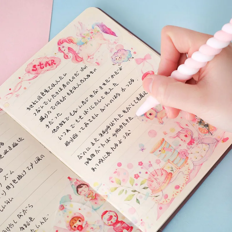 1 шт. милый торт флеш-накопитель в виде единорога Kawaii нейтральные ручки 0,5 мм креативные твист гелевые ручки для детей девочка подарок школьные офисные принадлежности канцелярские принадлежности