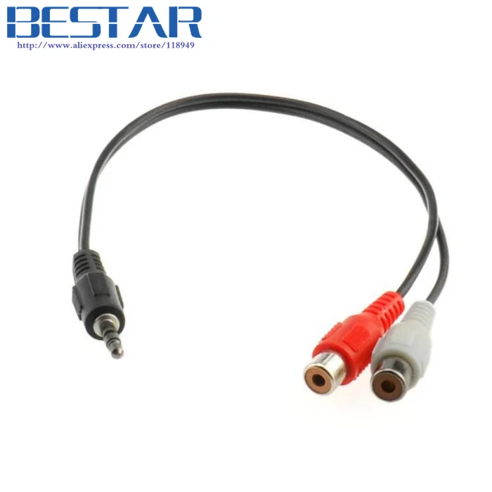 

Кабель 3,5 мм, 3,5 мм, стерео штекер 2 RCA Женский аудио кабель Y стерео аудио 3,5 мм в 2RCA кабель адаптер конвертер 25 см