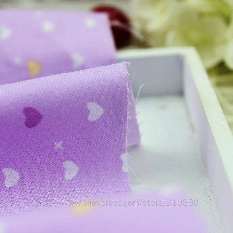 TIANXINYUE 4 шт./лот цветок сердце Хлопок Ткань Лоскутная DIY лоскутное шитье жир четверти пачка ткани Telas Tilda рукоделие
