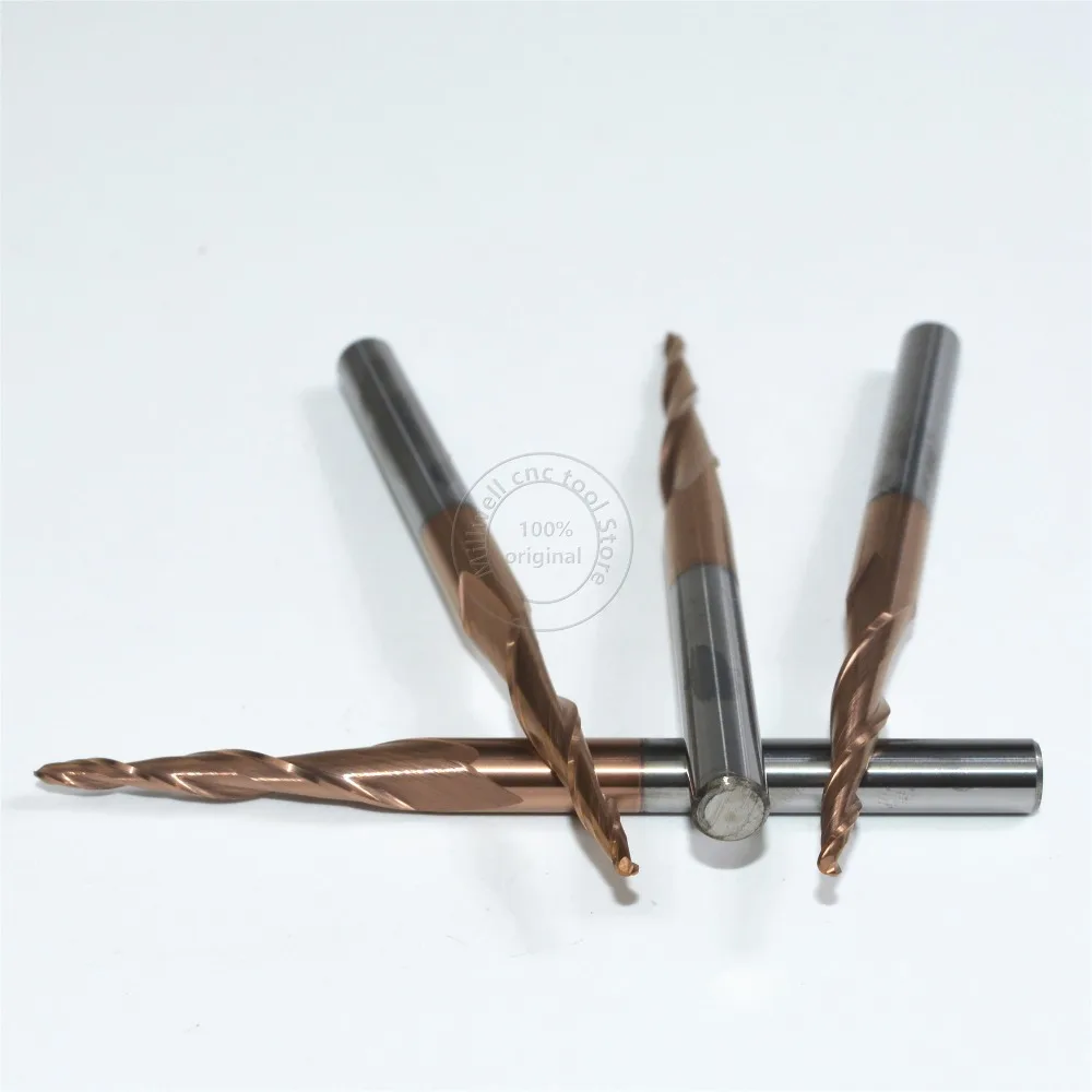 Бесплатная shipping-10PCS R1 * D6 30 5 80L 2F HRC55 Вольфрам с твердосплавным покрытием
