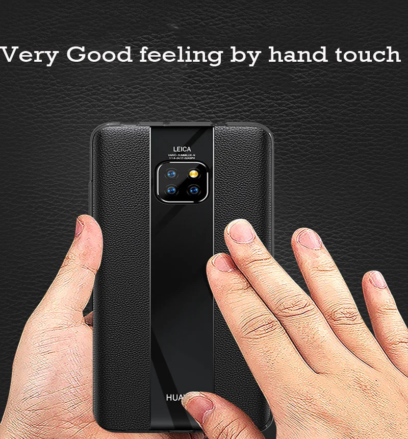 Модный чехол для телефона из натуральной кожи с ТПУ huawei Mate10 20 30 Pro iphone xs max XR против