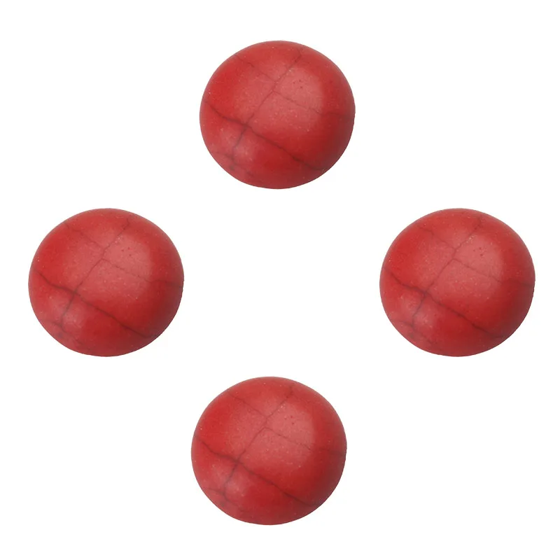 Полукруглые плоские Кабошоны 10 шт./лот 4/6/8/10/12 мм красные бусины Howlite из