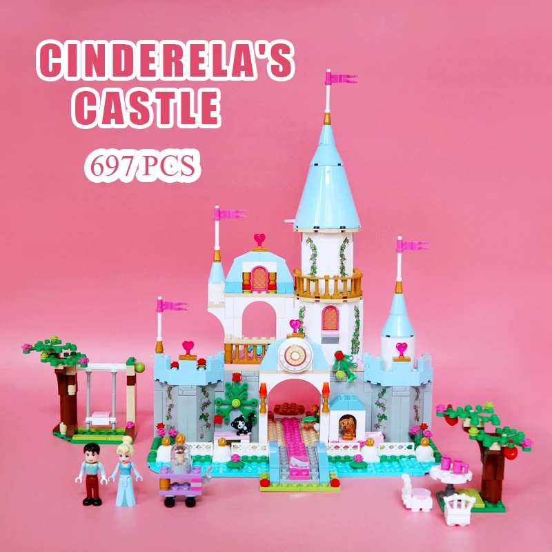 В наличии 25006 серия для девочек Cinderellas романтичный замок строительные блоки