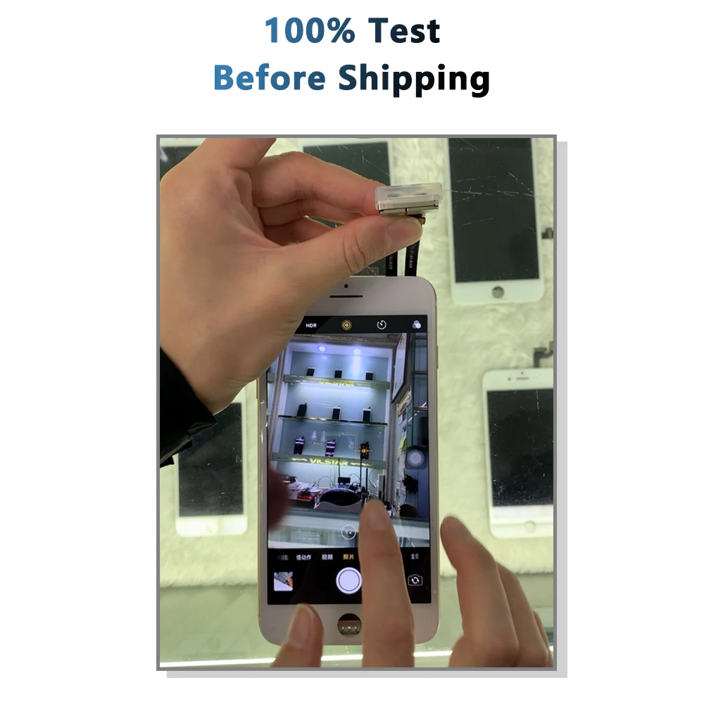 100% тест задней камеры для IPhone 6 6s 7 8 X XR XS MAX с флэш-модуль Senser Plus Замена запасной