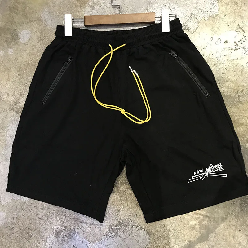 Мужские и женские спортивные шорты 19SS ACW повседневные с эластичным