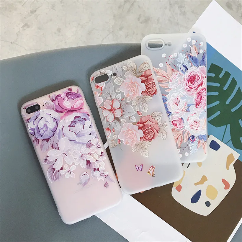 Чехол HEMASOLY Flower для Samsung Note 9 чехол Galaxy 8 силиконовый модный ретро мягкий из ТПУ с 3D