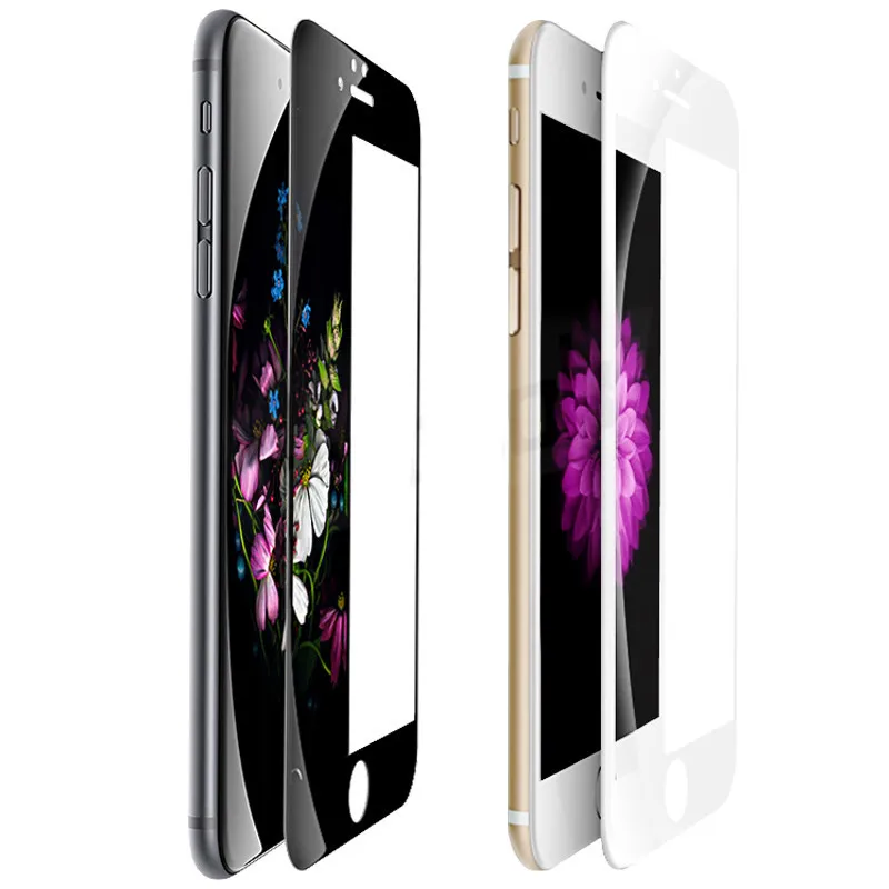 Защитное стекло для iPhone XS 6 6S 7 8 закаленное с изогнутыми краями 7D Plus X стеклянная