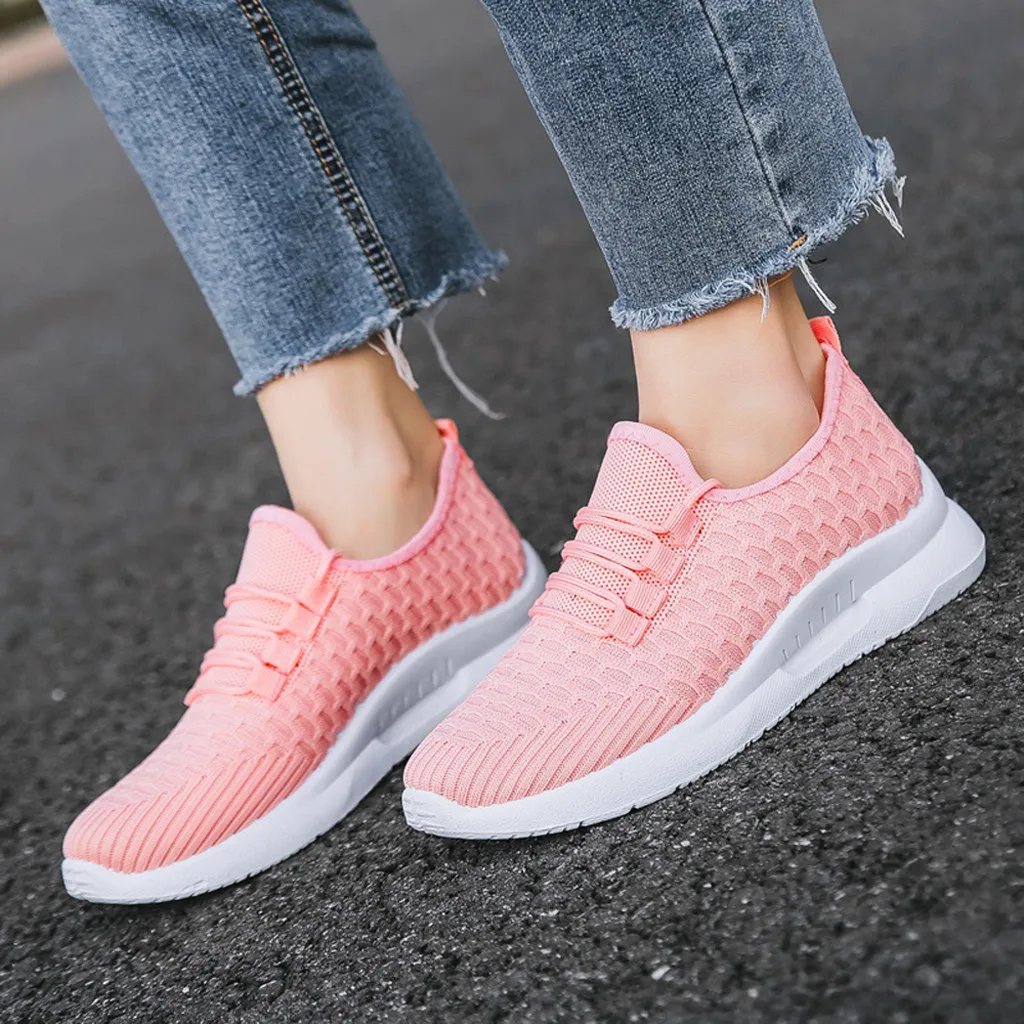 Женская спортивная обувь для бега женские кроссовки Flyknit женская дышащая