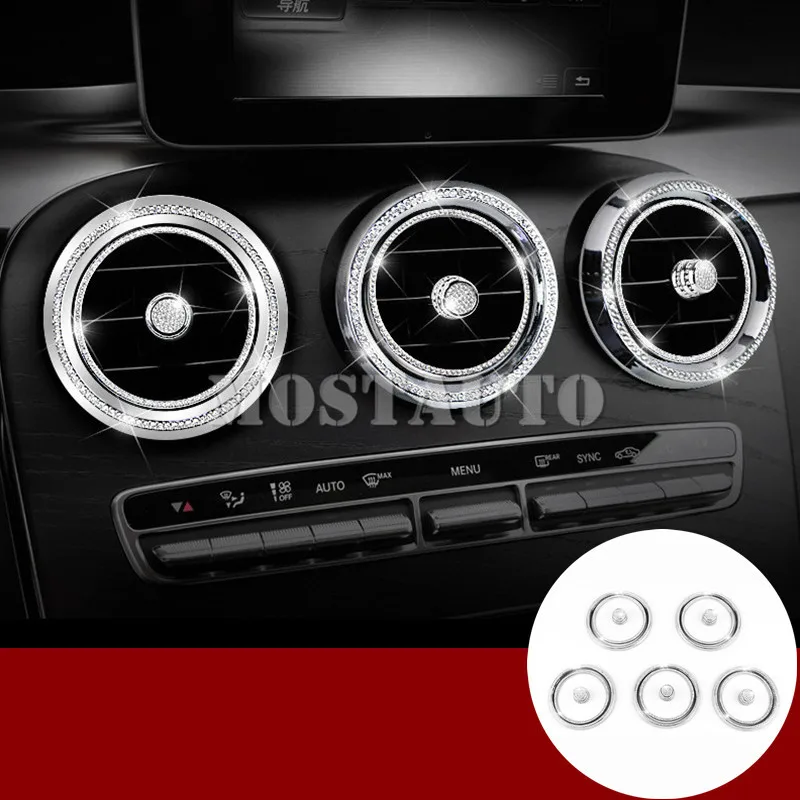 Для Benz C Class W205 S205 Стразы Стиль консоли устанавливаемое на вентиляционное