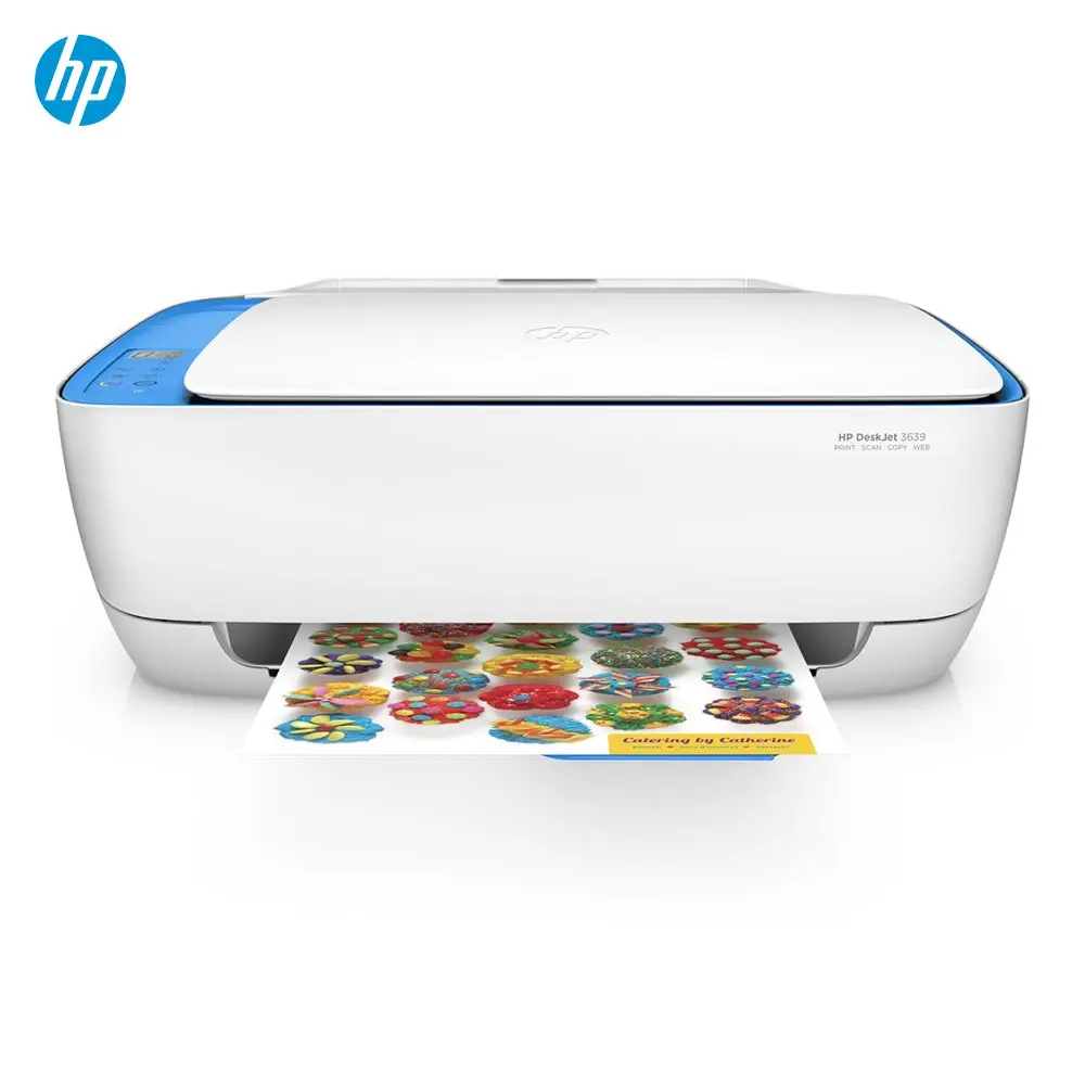 Hp Deskjet 3639 многофункциональный принтер, 4800x1200 dpi, A4, Azul/Banco  Impresoras | Компьютеры и офис | АлиЭкспресс
