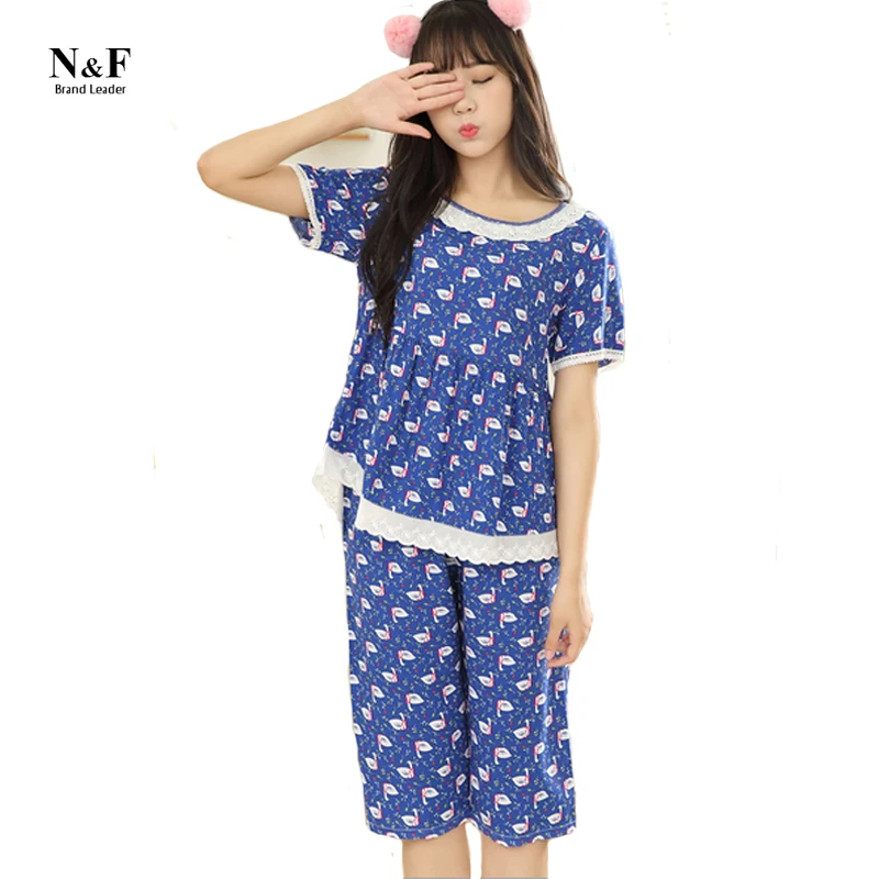 

XXL Plus Size Cotton Summer Style Shorts Sleeve Pajamas Sets Pijamas Women Pajama Pajama Sleepwear Pijama Pyjamas Nightwear
