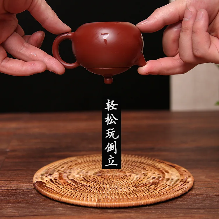 Большой красный грязевой мини Xishi горшок Yixing Purply Глиняный Чайник для китайского