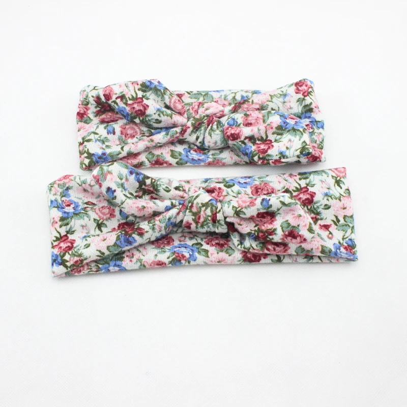 Повязка на голову Мама и я с вязаной тканью повязка для девочек подходящая ко мне