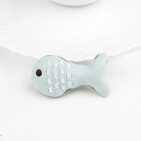 2 10 шт./лот DIY ручной работы милый провод Кролик Медведь Рыба мягкие патчи Аппликации для одежды Швейные принадлежности "сделай сам" украшение для волос - Color: 2