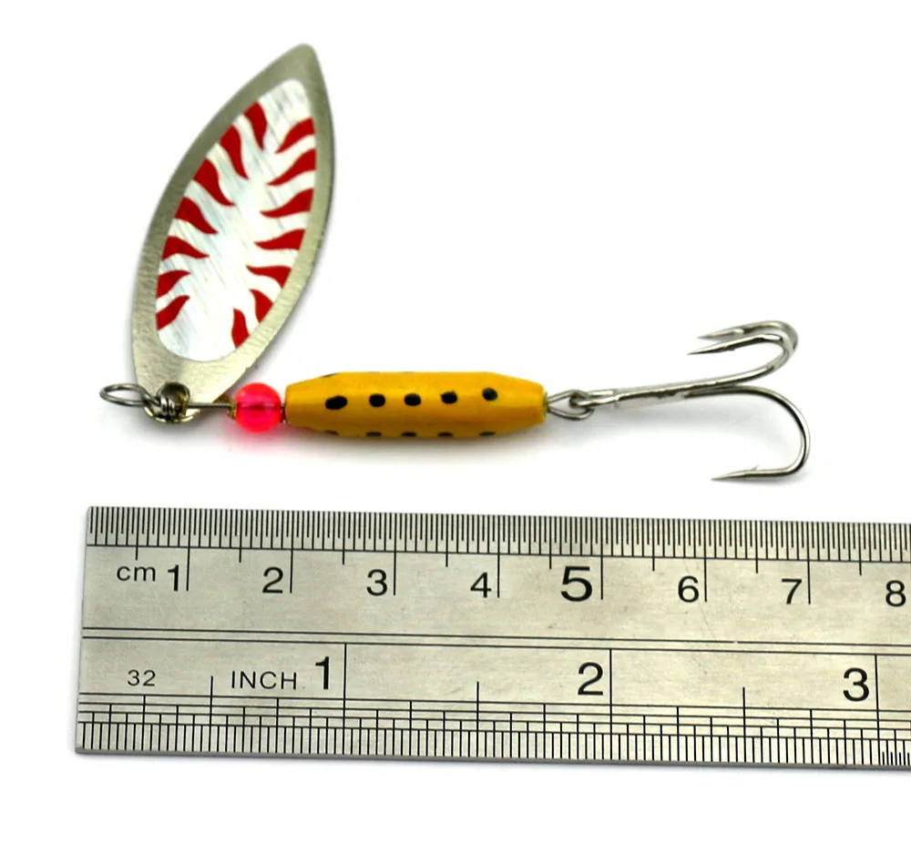 HENGJIA 1pcs Spoon Fishing Lure 7cm 9.9g Hard Metal Jigging Baits Spinnerbait Tackle | Спорт и развлечения