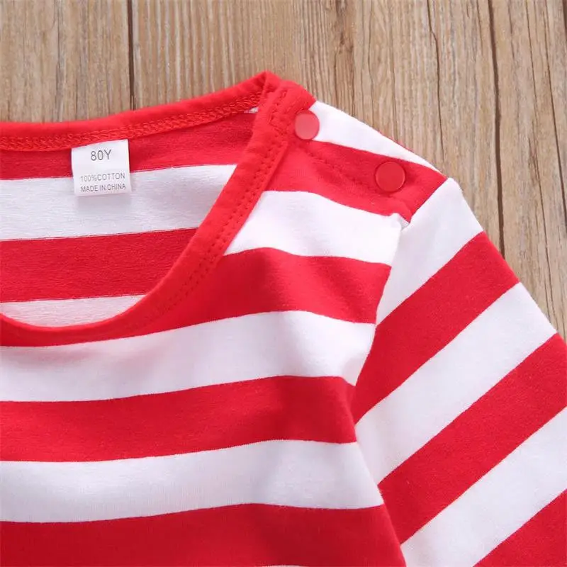 Комбинезон для новорожденных мальчиков и девочек Рождественский комбинезон