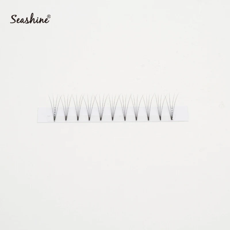 Seashine 4D короткий стержень русский объем ресницы готовые вееры норковые короткие