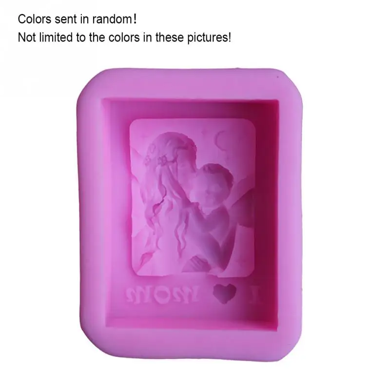 Силиконовая форма для мыла мамы и ребенка с надписью Love Mom Craft DIY формы выпечки