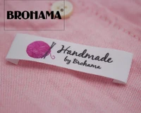 sewing labels custom brand labels hand knitting clothing labels fabric 100 cotton high quality printing md0515
