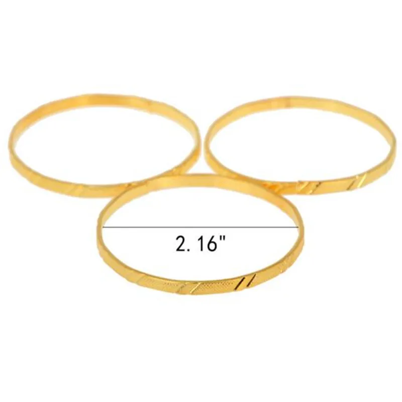 3 шт./компл. детская браслет новая мода Винтаж цвета: золотистый Серебристый