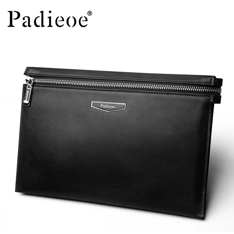 Padieoe bolsa masculina de couro clutch bag purses and handbags luxury envelope fashion |