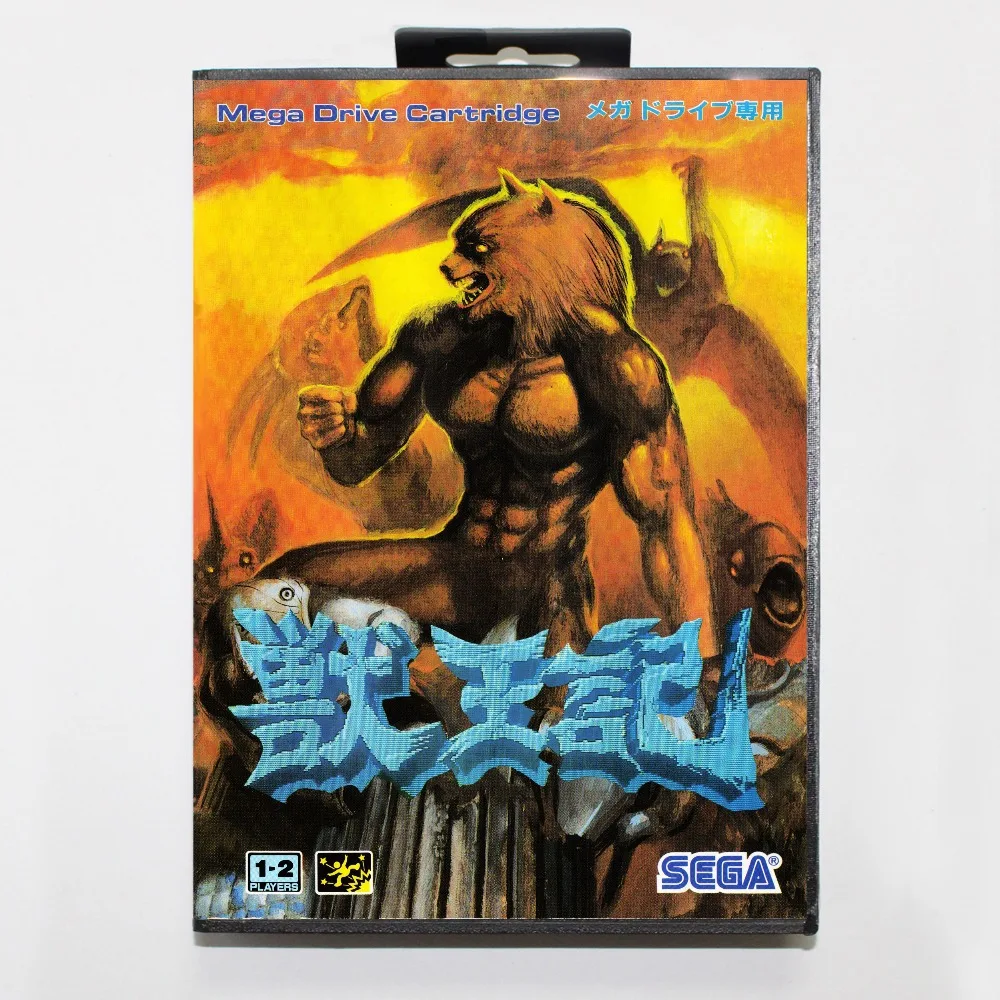 16 бит Sega MD игровой Картридж с розничной коробкой-Altered Beast карточная игра для Megadrive