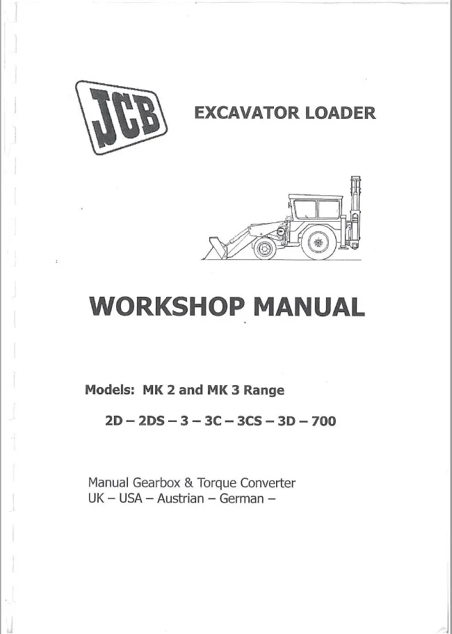 Инструкции сервис JCB 2019 PDF|ПО| |