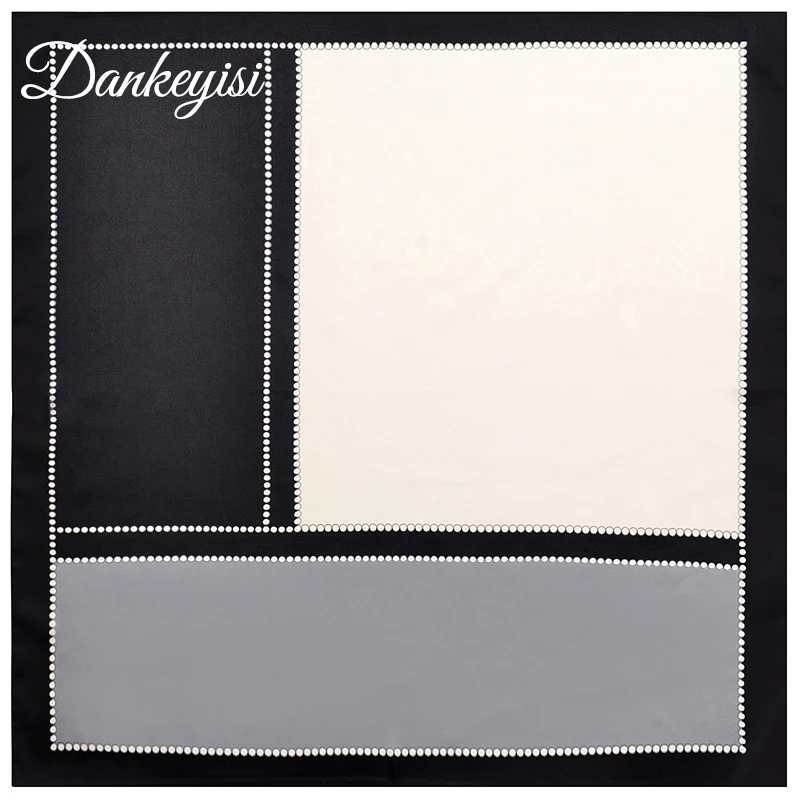 

DANKEYISI Paid Small Scarf Women Scarf Men Small Handkerchief Scarves Women Unisex Hijab Headband Bag Decorative Scarves