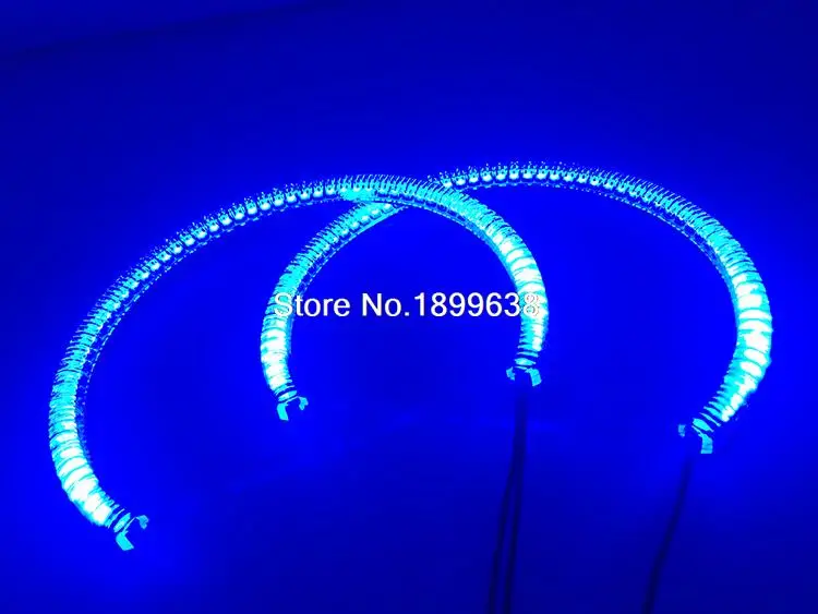 4 шт. супер яркие красные синие желтые белые 3528 smd led Ангельские Глазки halo кольца