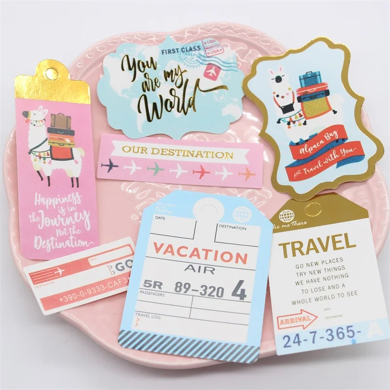 32 шт Let's Be Travelers бумажные наклейки для скрапбукинга Happy planner/поделки DIY/украшение