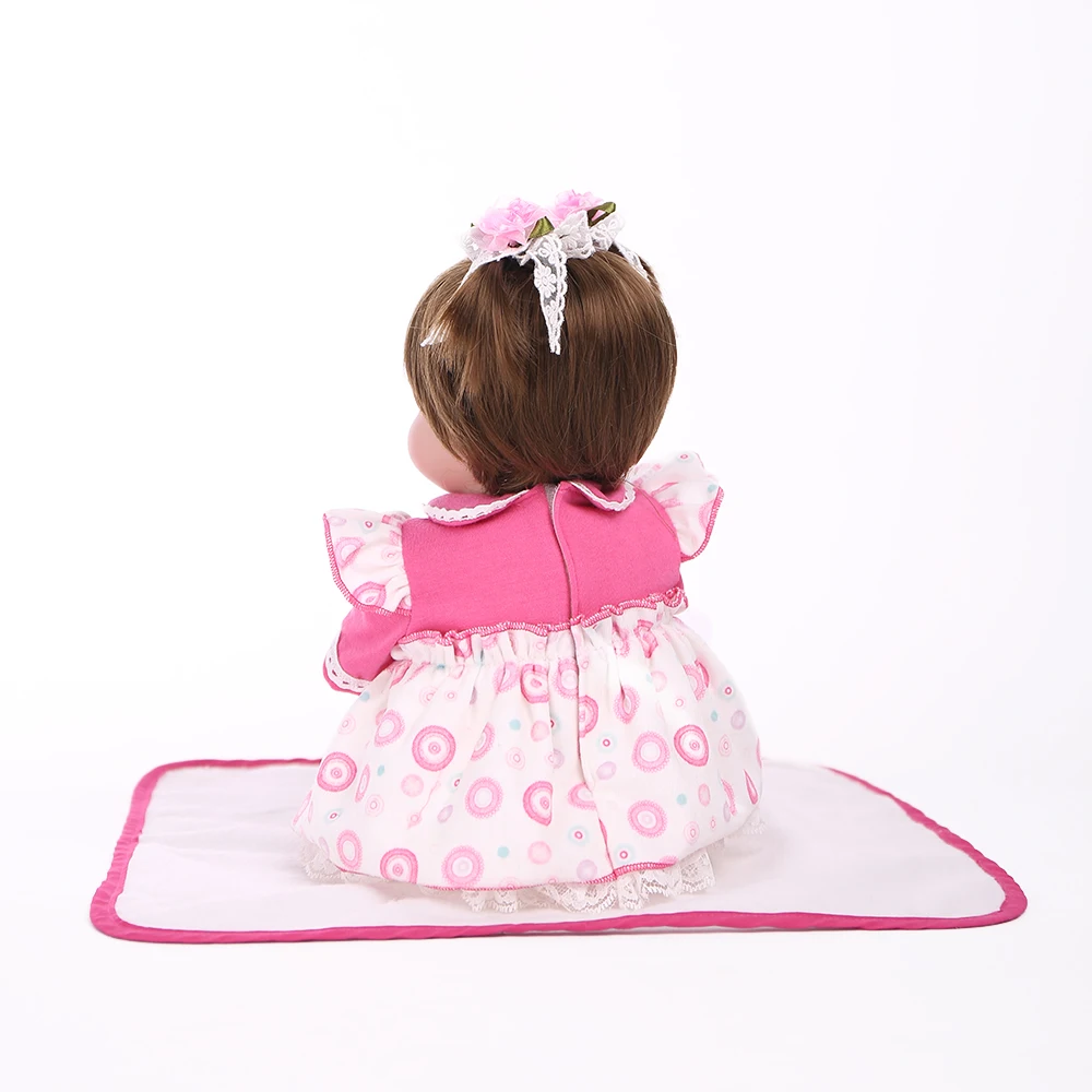 NPKDOLL 42 см мягкая силиконовая кукла очаровательные bonecas princesas реалистичные brinquedos