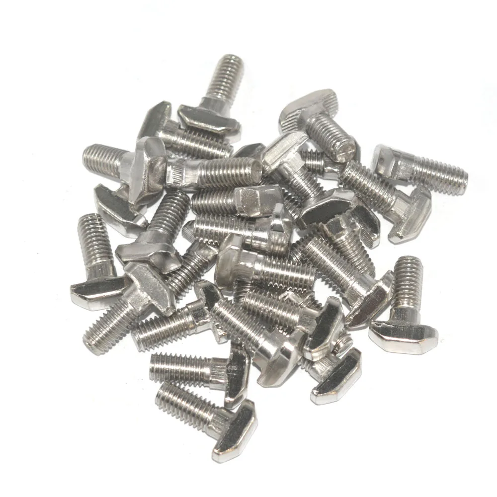 

European Standard 4040 Type T Slot Drop-in Stud Sliding Bolt Screw M8 x16mm Length Screw Pack of 30