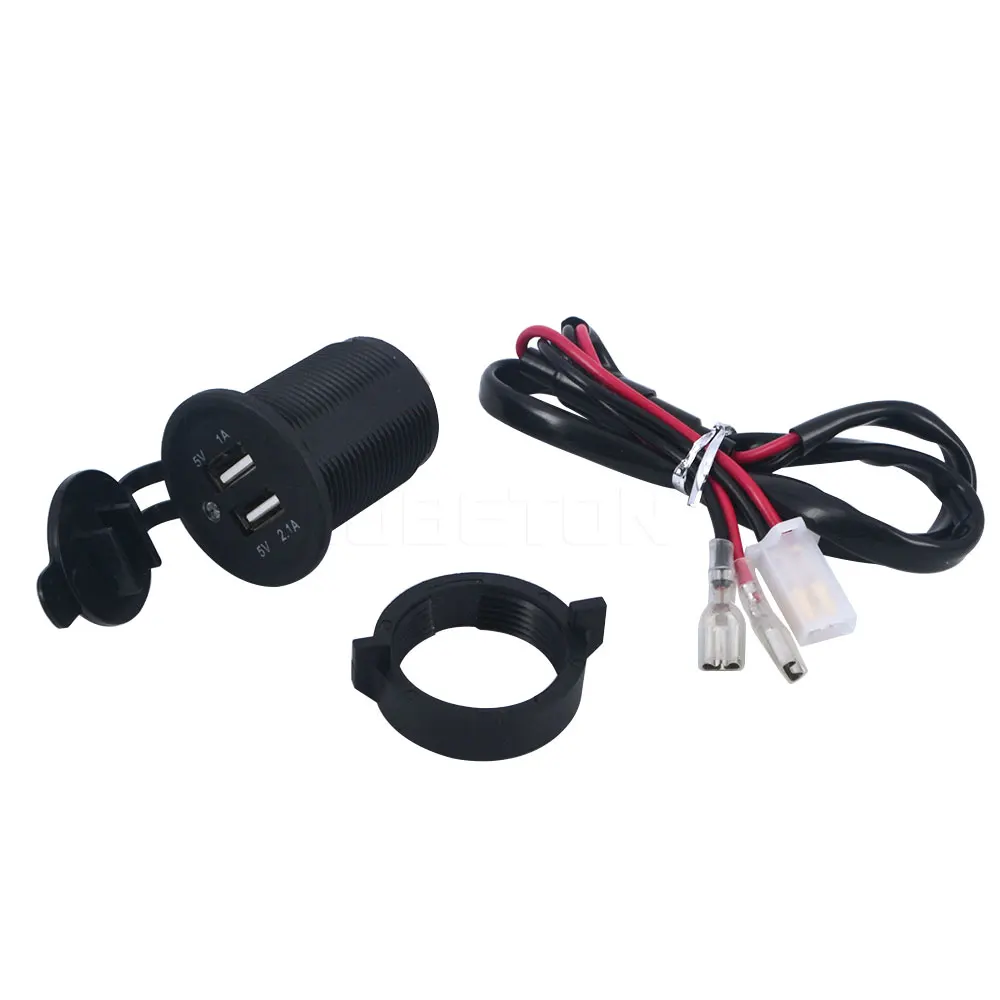 Розетка для автомобильного прикуривателя Sikeo DC 12 В с двумя USB портами зарядное
