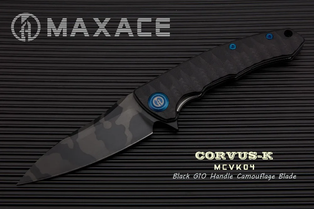 Maxace Corvus K складной нож для кемпинга K110 стальное лезвие с камуфляжным